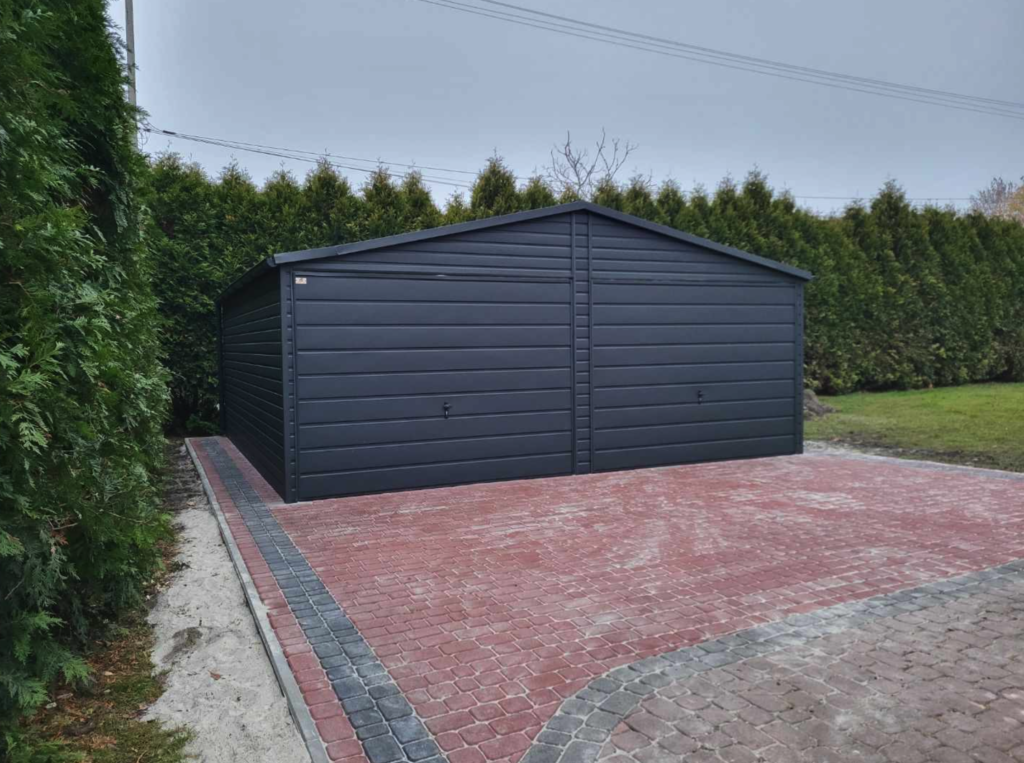 Garaż blaszany 6m x 5,8m